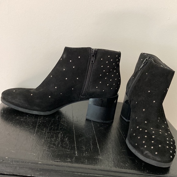 Camper Twins Black Ankle Boots Metallic Stud Detail - Picture 7 of 13